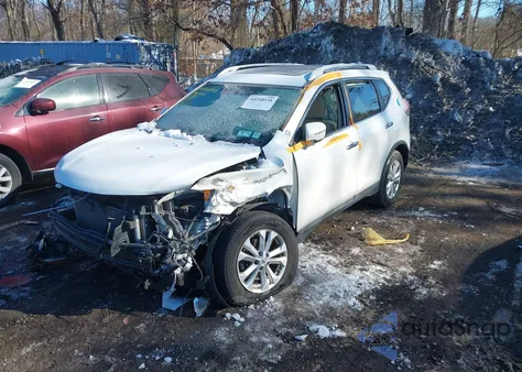 2014 Nissan Rogue Sv из США, поврежденный, VIN 5N1AT2MV5EC861768